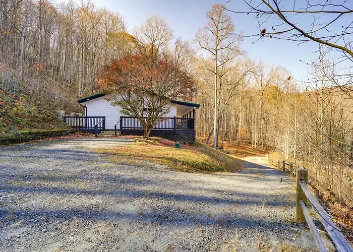 Pet-Friendly Spruce Pine Cabin With Private Fire Pit